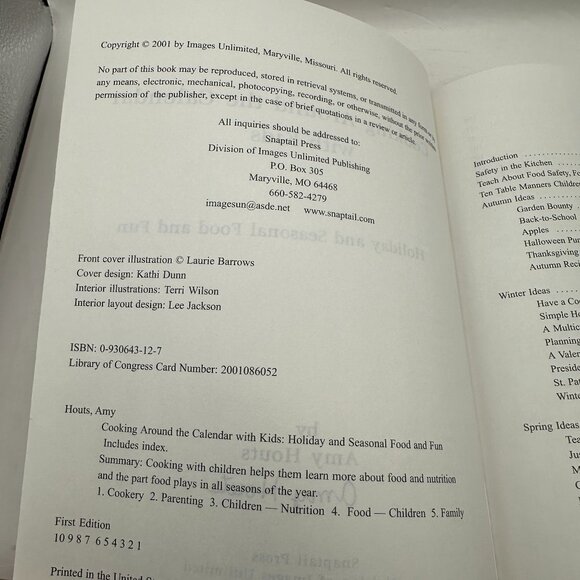 Cooking Around The Calendar With Kids: Holiday & Seasonal Food And Fun By Amy Ho - Picture 6 of 6